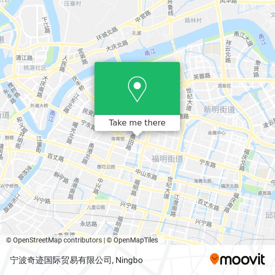 宁波奇迹国际贸易有限公司 map