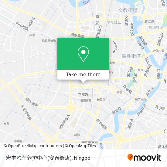 宏丰汽车养护中心(安泰街店) map