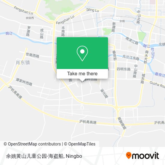 余姚黄山儿童公园-海盗船 map