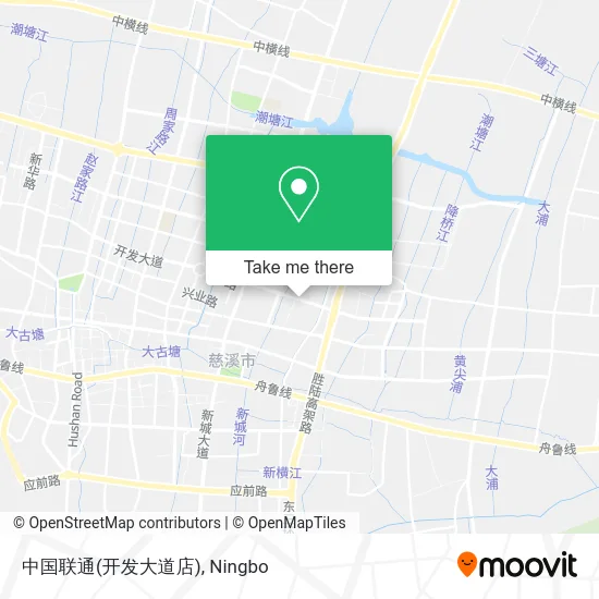 中国联通(开发大道店) map