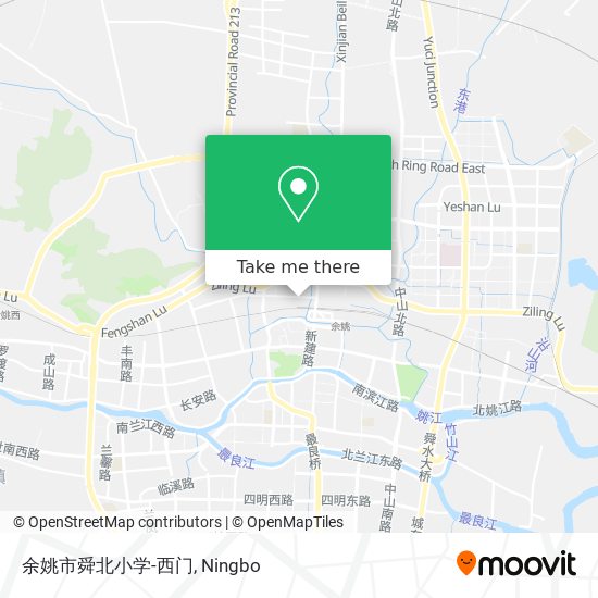 余姚市舜北小学-西门 map