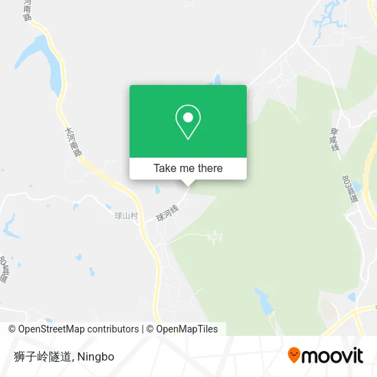 狮子岭隧道 map