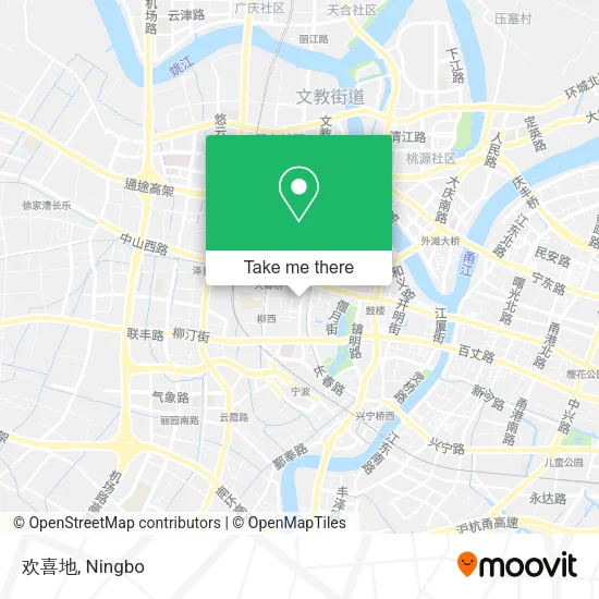 欢喜地 map