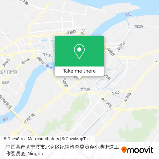 中国共产党宁波市北仑区纪律检查委员会小港街道工作委员会 map