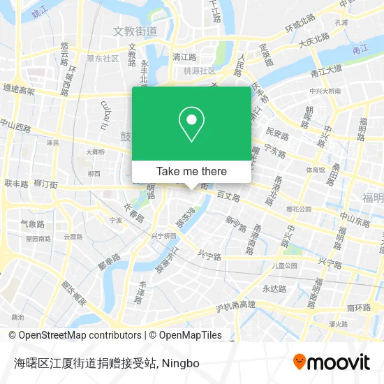 海曙区江厦街道捐赠接受站 map