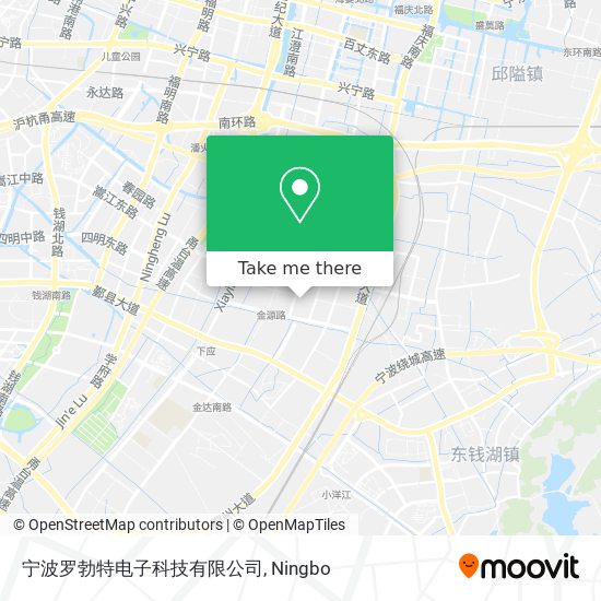 宁波罗勃特电子科技有限公司 map
