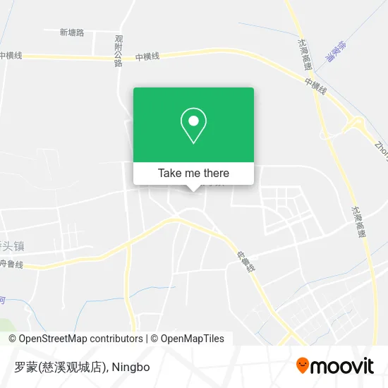 罗蒙(慈溪观城店) map