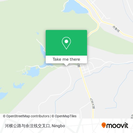河横公路与余汶线交叉口 map