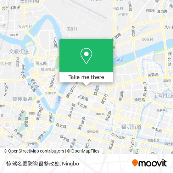 惊驾名庭防盗窗整改处 map