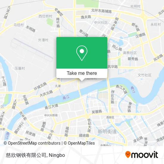 慈欣钢铁有限公司 map