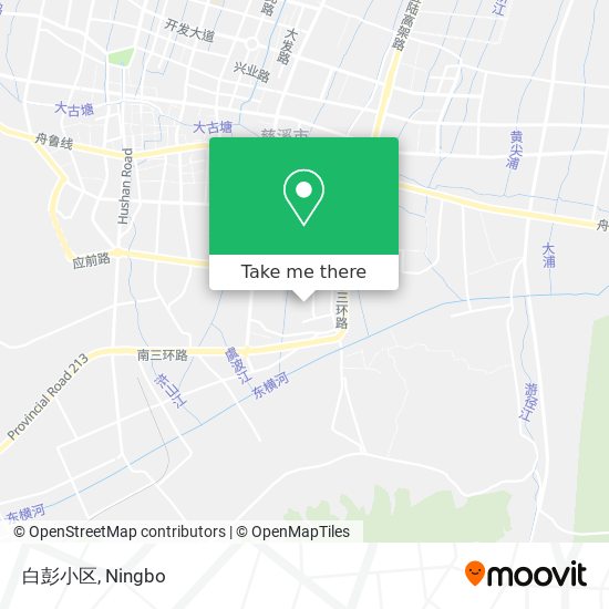 白彭小区 map