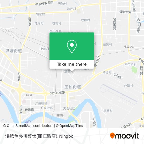 沸腾鱼乡川菜馆(丽庄路店) map