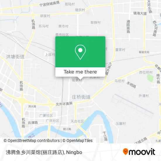 沸腾鱼乡川菜馆(丽庄路店) map