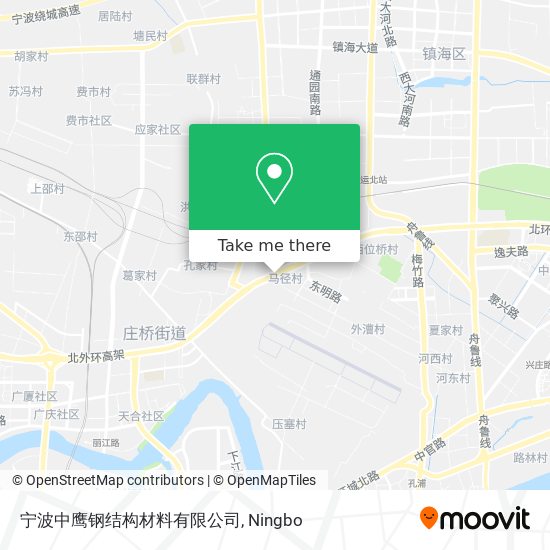 宁波中鹰钢结构材料有限公司 map
