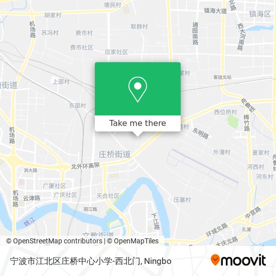 宁波市江北区庄桥中心小学-西北门 map