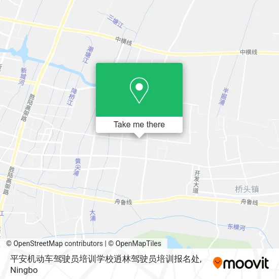 平安机动车驾驶员培训学校逍林驾驶员培训报名处 map