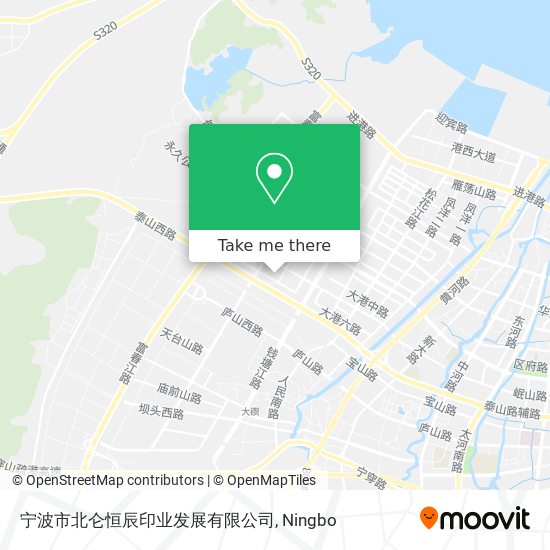 宁波市北仑恒辰印业发展有限公司 map