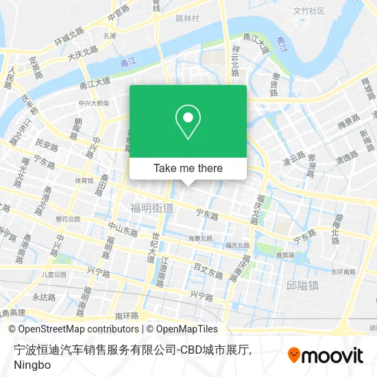 宁波恒迪汽车销售服务有限公司-CBD城市展厅 map