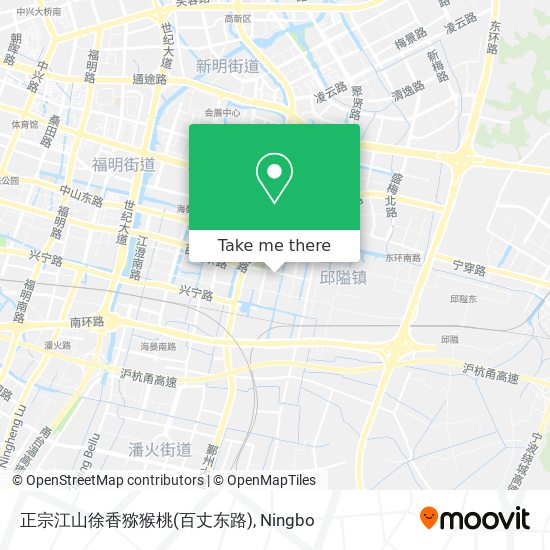正宗江山徐香猕猴桃(百丈东路) map