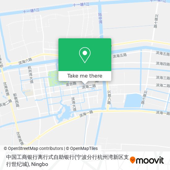 中国工商银行离行式自助银行(宁波分行杭州湾新区支行世纪城) map