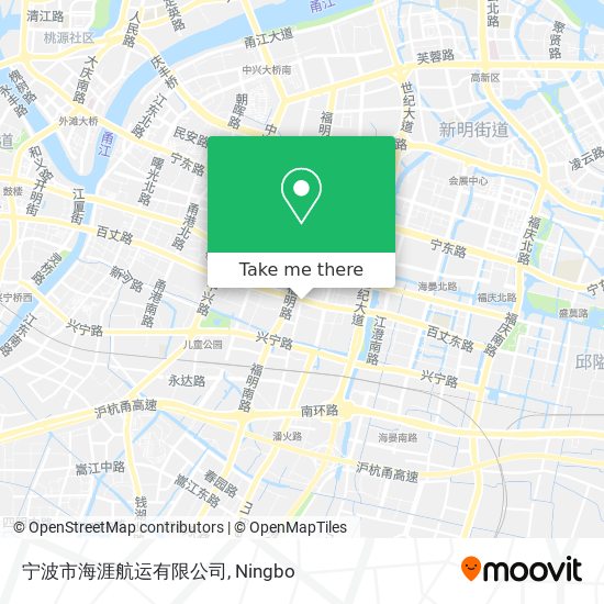宁波市海涯航运有限公司 map