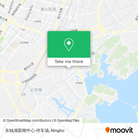 东钱湖新闻中心-停车场 map