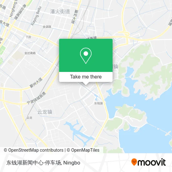 东钱湖新闻中心-停车场 map