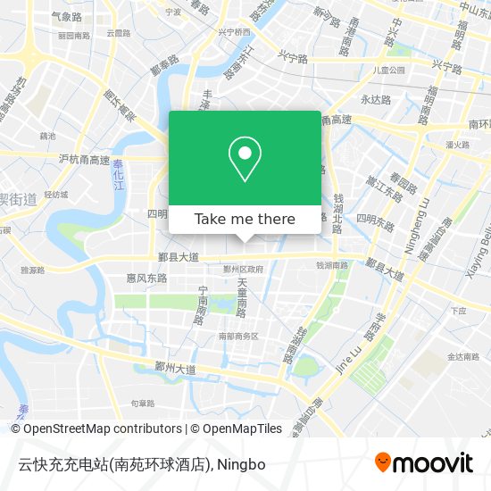 云快充充电站(南苑环球酒店) map