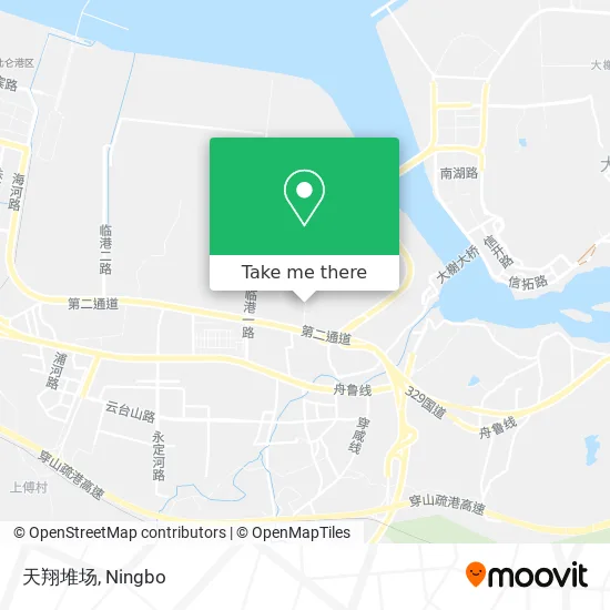 天翔堆场 map