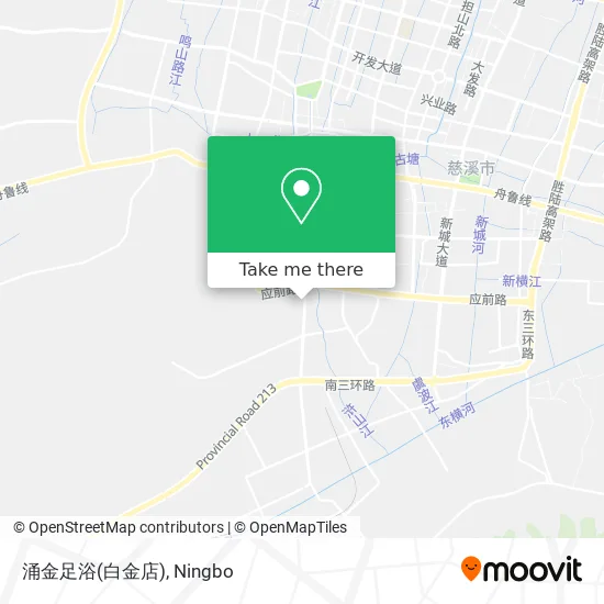 涌金足浴(白金店) map
