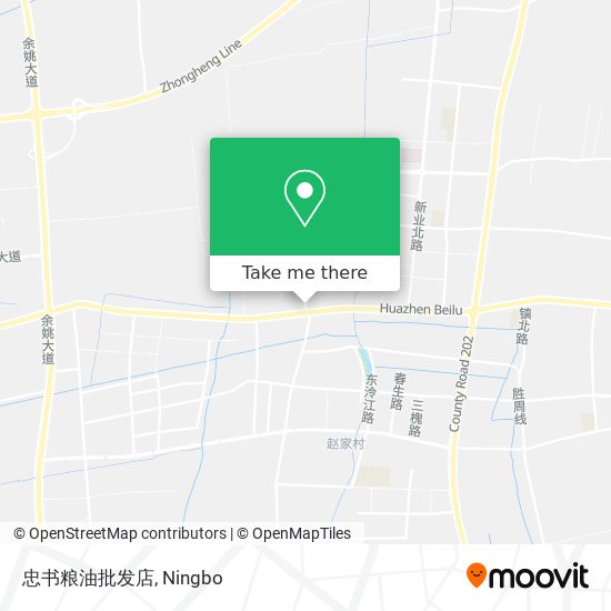 忠书粮油批发店 map
