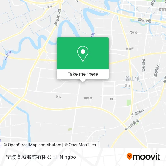 宁波高城服饰有限公司 map