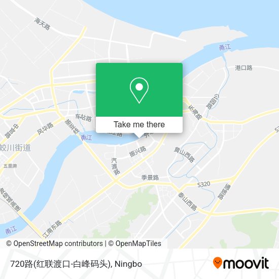 720路(红联渡口-白峰码头) map