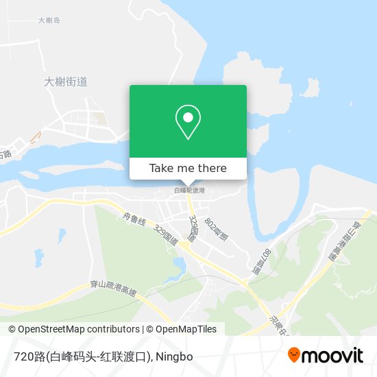 720路(白峰码头-红联渡口) map