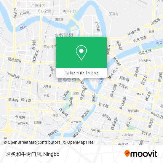 名炙和牛专门店 map