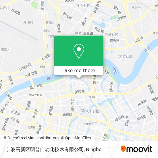 宁波高新区明普自动化技术有限公司 map