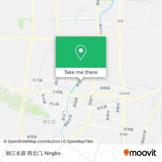 丽江名庭-西北门 map