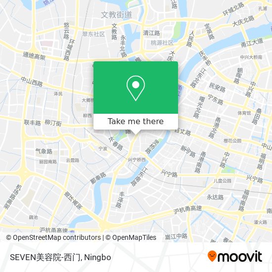 SEVEN美容院-西门 map