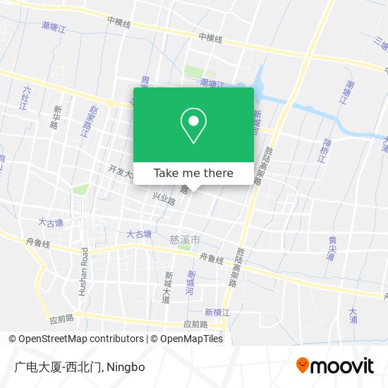 广电大厦-西北门 map