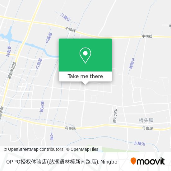 OPPO授权体验店(慈溪逍林樟新南路店) map