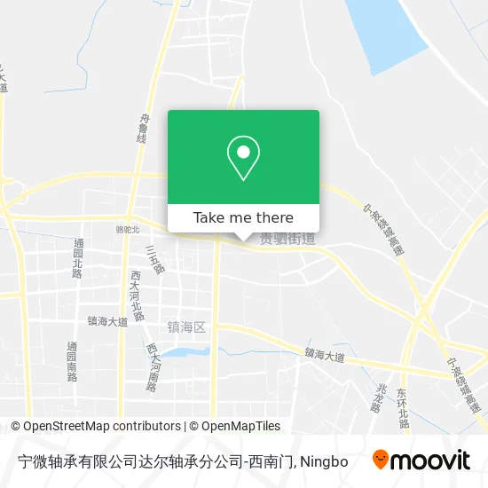 宁微轴承有限公司达尔轴承分公司-西南门 map