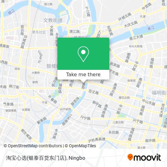 淘宝心选(银泰百货东门店) map
