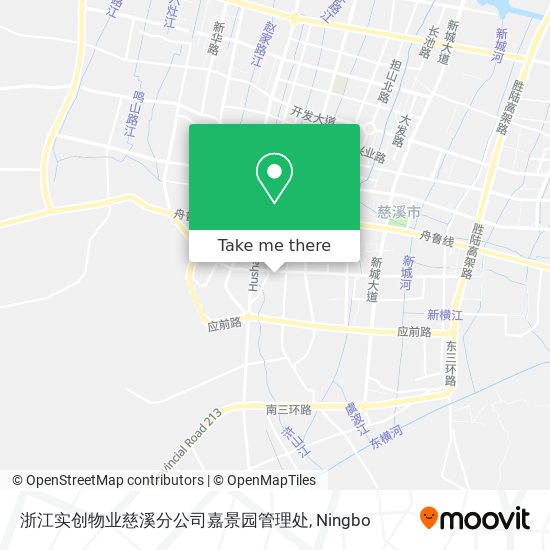 浙江实创物业慈溪分公司嘉景园管理处 map