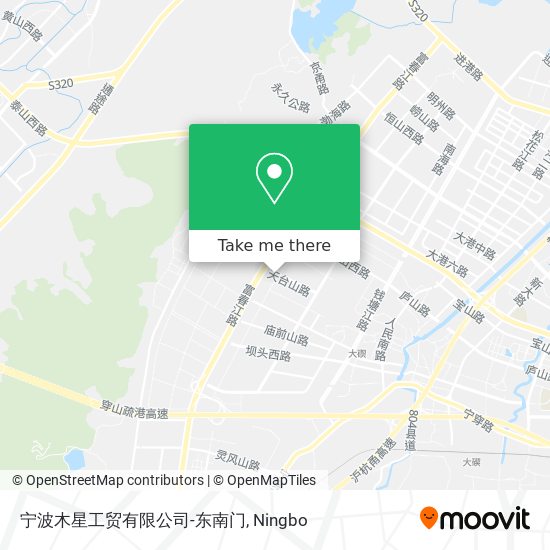 宁波木星工贸有限公司-东南门 map