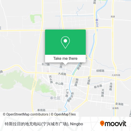 特斯拉目的地充电站(宁兴城市广场) map