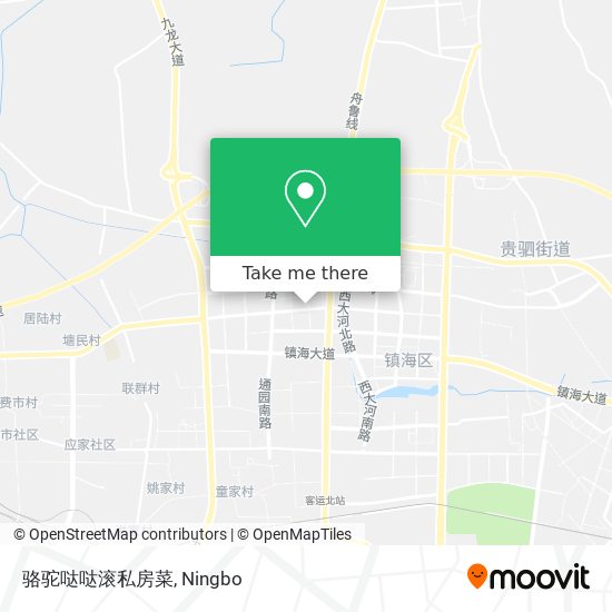 骆驼哒哒滚私房菜 map