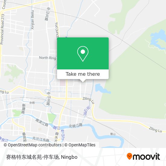 赛格特东城名苑-停车场 map