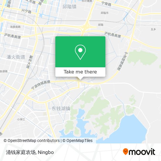 涌钱家庭农场 map