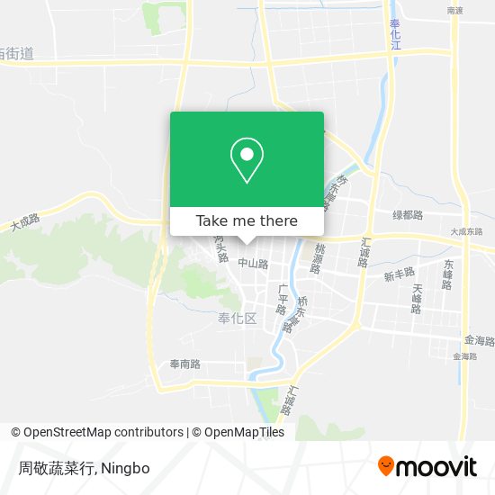 周敬蔬菜行 map