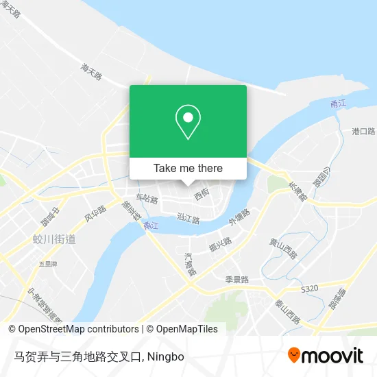 马贺弄与三角地路交叉口 map